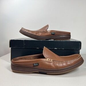 Paraboot Shoes Mens Size 10.5 Slide Loafers‎ Mules France ANCYL ASTON